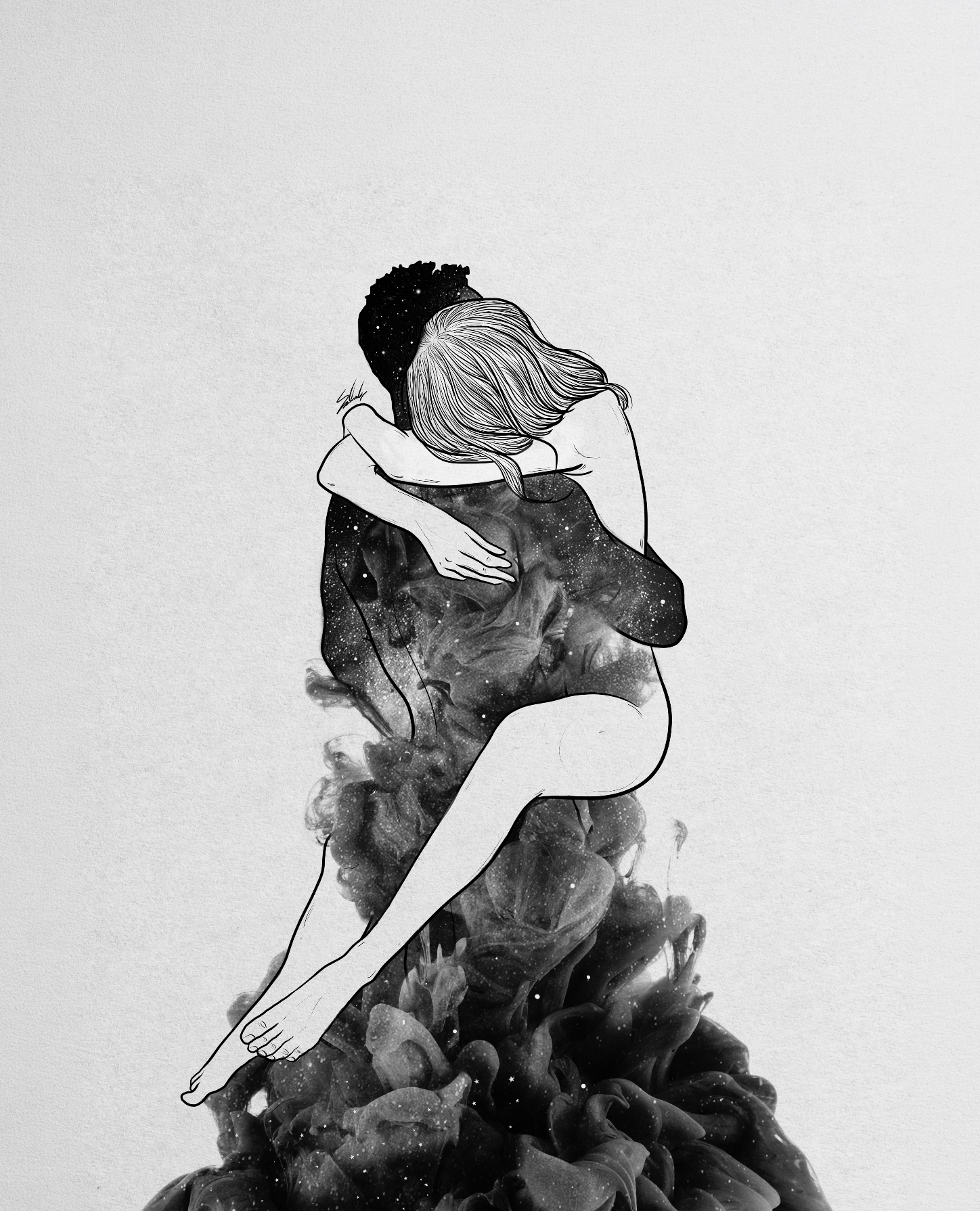 Hug me till the end.