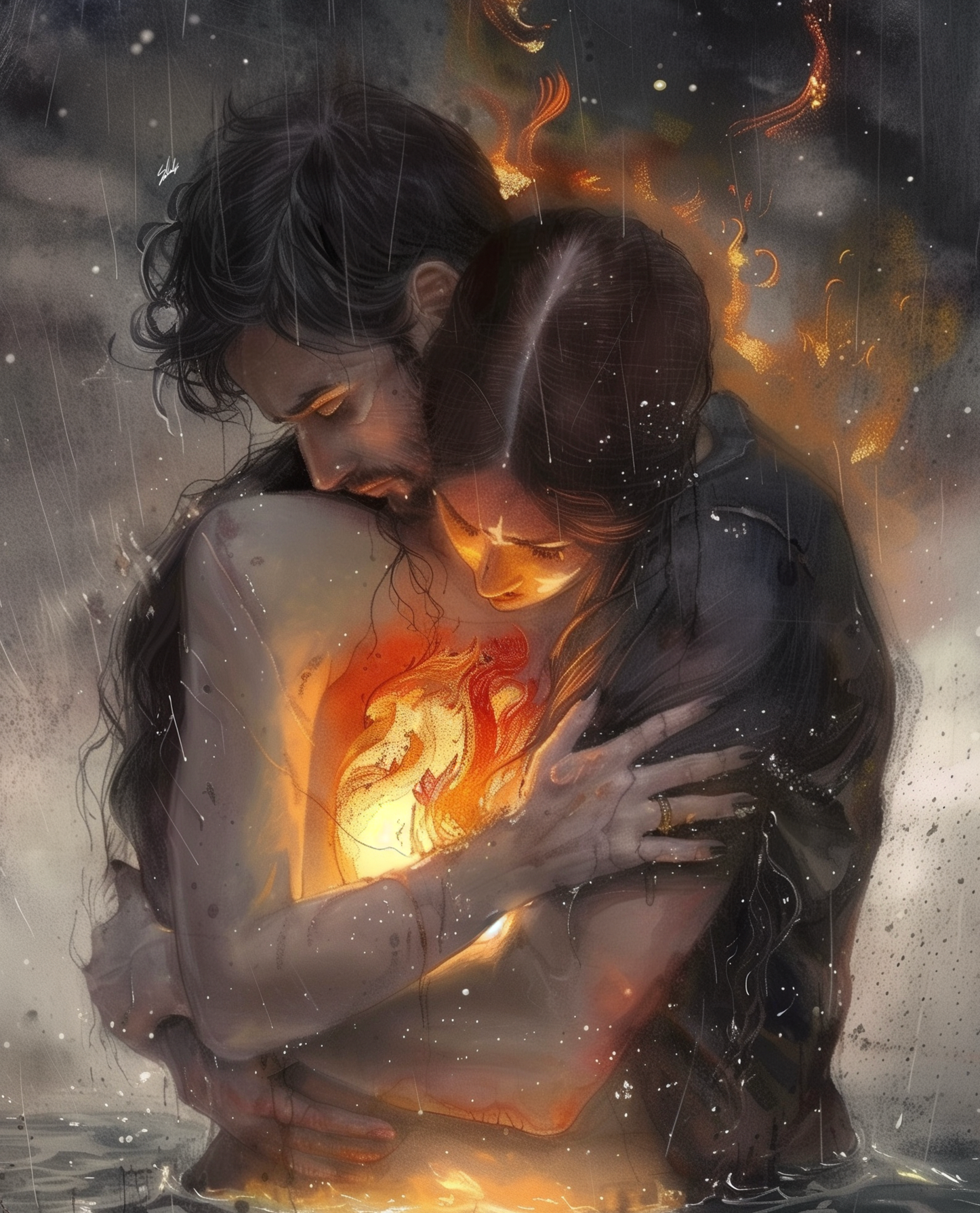 A storm of feelings.